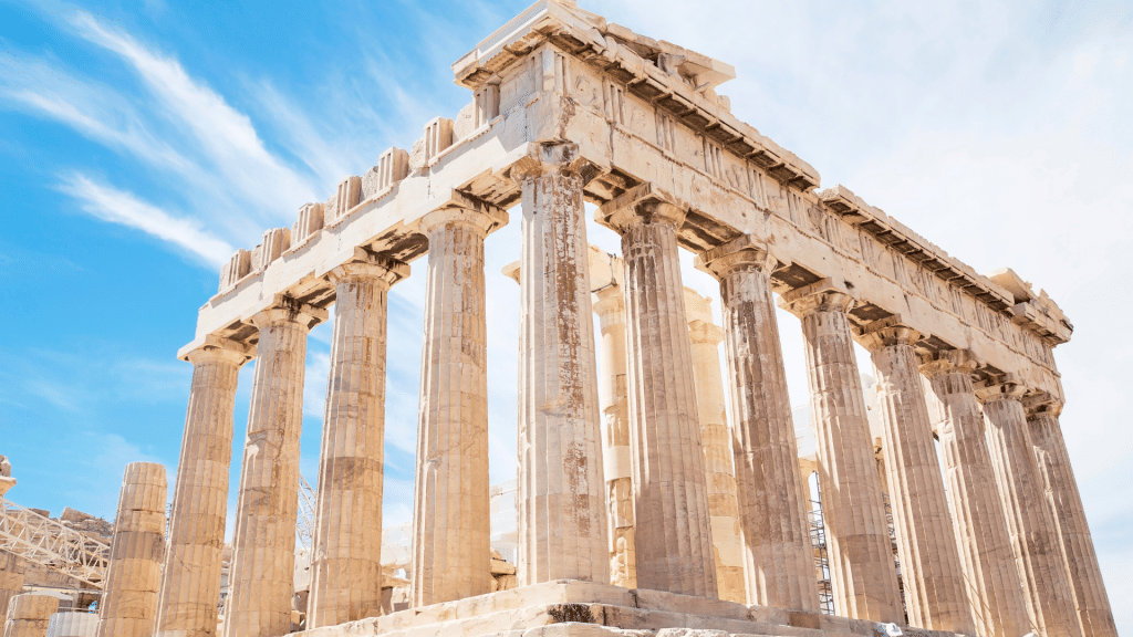 Golden Ratio found in architecture such as the Parthenon in ancient Greece