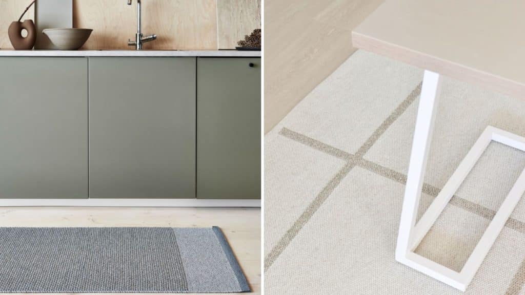 Dining Room Rug Type And Size – Professional Recommendations For Choosing The Right Rug For Your Dining Room (Both Cm & Inch Included) 2 Scandinavian vibes with rugs from Pappelina