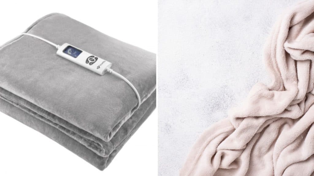 Electric blankets are equipped with electrical wiring that allows you to control the level of warmth