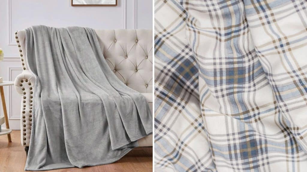 Flannel blankets are cozy and perfect for cold nights