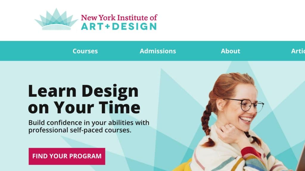 The New York Institute of Art and Design (NYIAD) offers a variety of online courses and programs in interior design and other creative fields