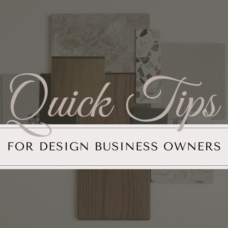 quick tips for design business owners