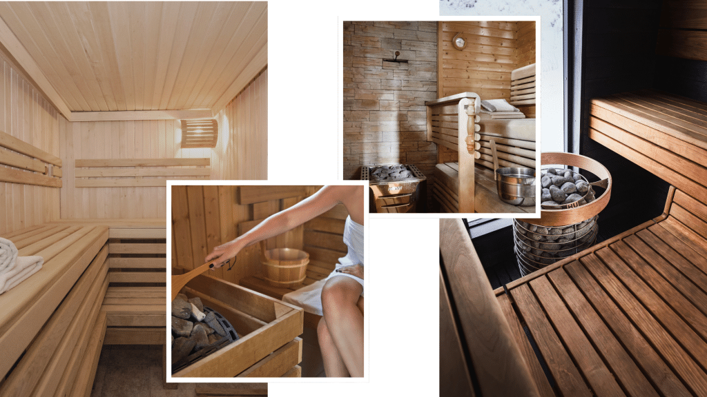 Saunas are about nature, so start with materials that align with that feeling