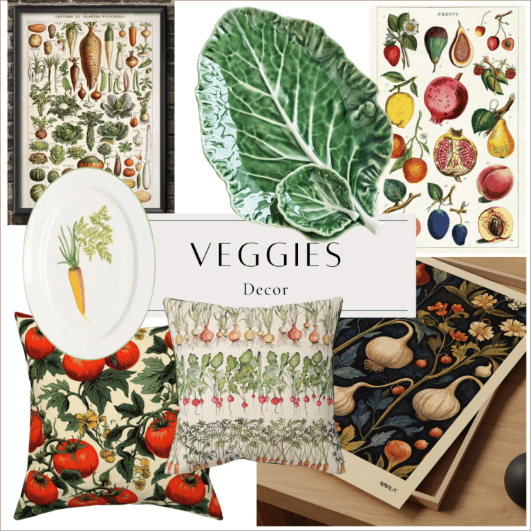 Vegetable-Themed Decor