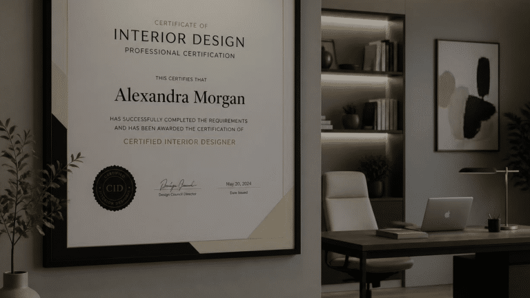 The Interior Design Certifications That Actually Move the Needle on Your Rate